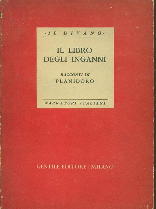 Il libro degli inganni - copertina