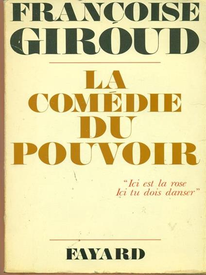 La comedie du pouvoir - copertina