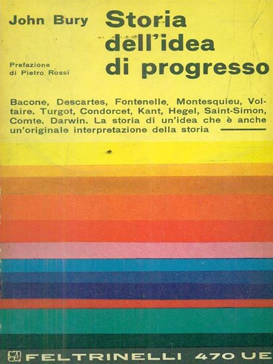 Storia dell'idea di progresso - John Bury - copertina