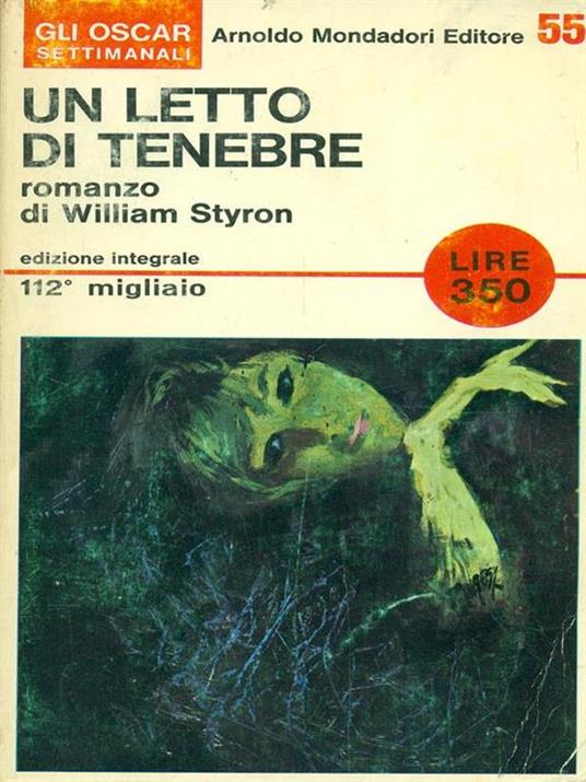 Un letto di tenebre - William Styron - copertina