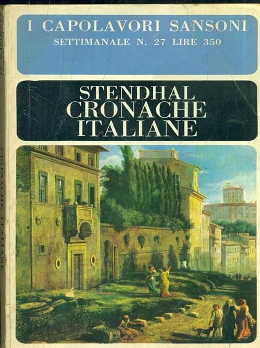 Cronache italiane - Stendhal - 2