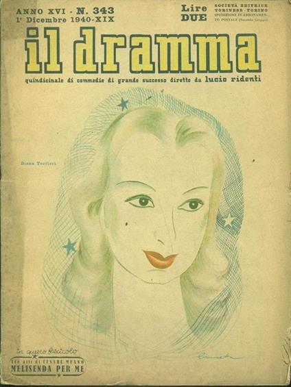 Il Dramma n. 343/1940 - copertina