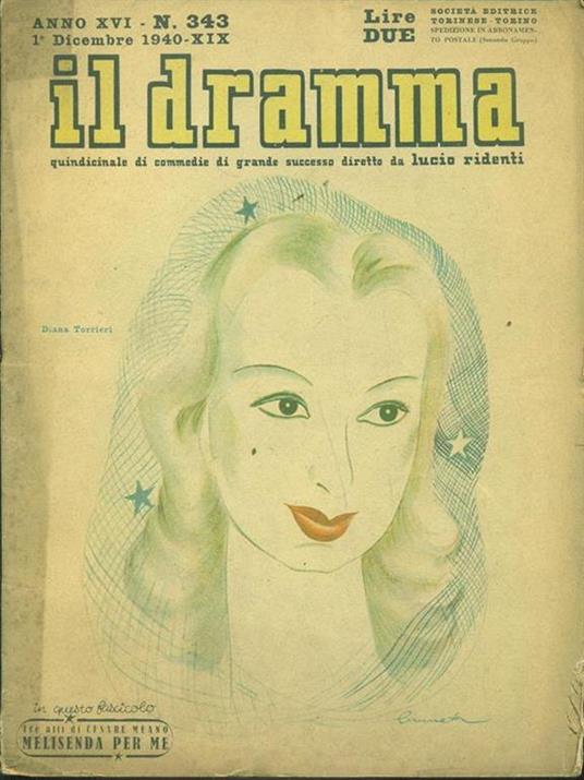 Il Dramma n. 343/1940 - copertina