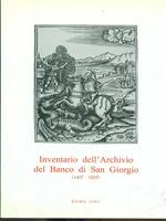 Inventario dell'Archivio del Banco di SanGiorgio 1407-1805. Vol. II tomo 1