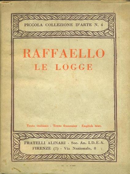 Raffaello. Le Logge - copertina