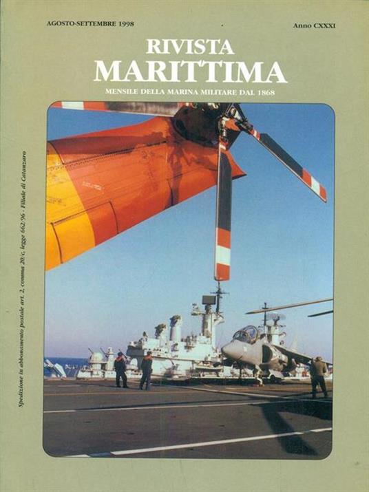Rivista marittima Anno CXXXI. agosto-settembre1998 - copertina