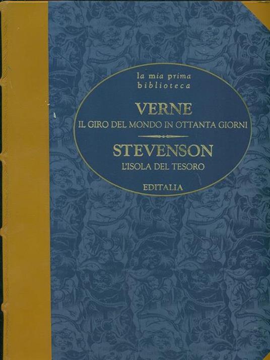 Il giro del mondo in ottanta giorni / L'isola del tesoro - copertina