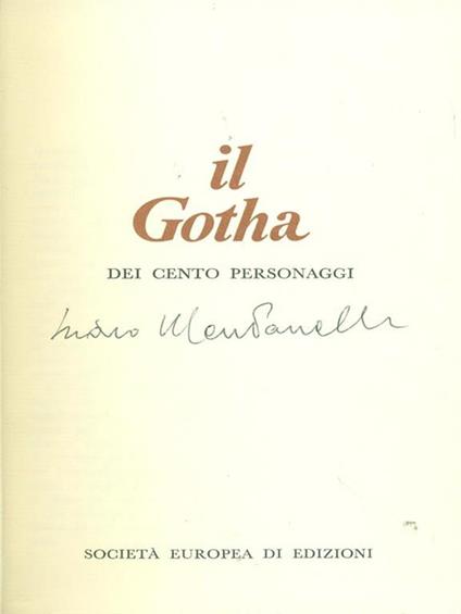 Il gotha dei cento personaggi - copertina