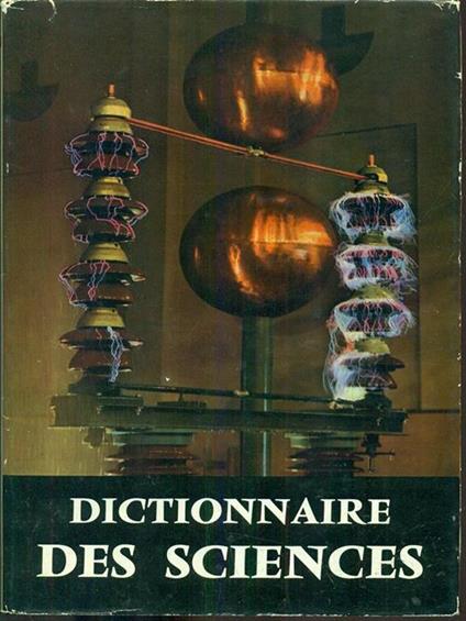 Dictionnaire des sciences - copertina