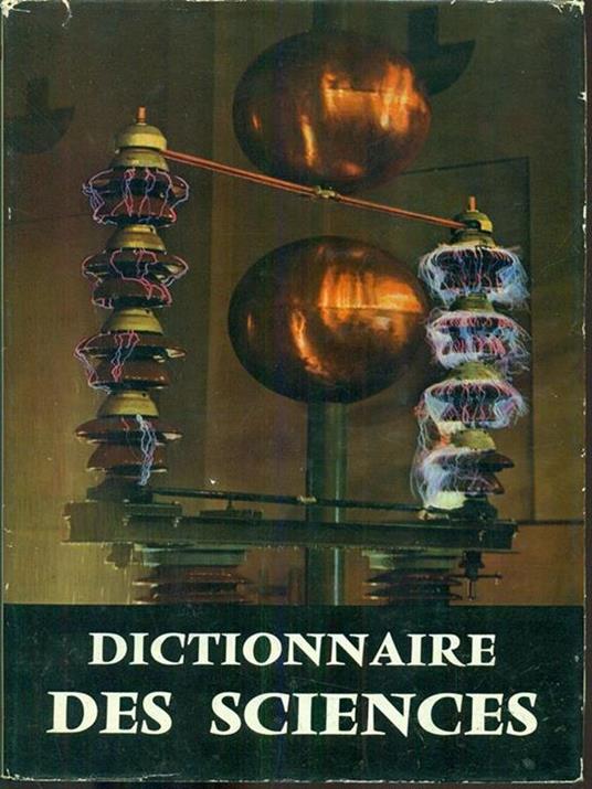 Dictionnaire des sciences - copertina