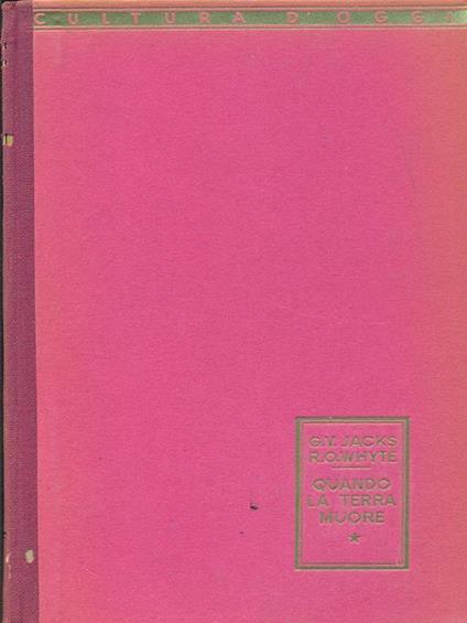 Quando la terra muore - copertina