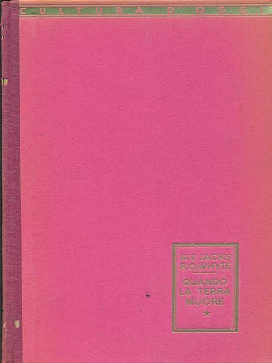 Quando la terra muore - copertina