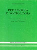 Pedagogia e sociologia