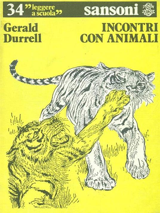 Incontri con animali - Gerald Durrell - copertina