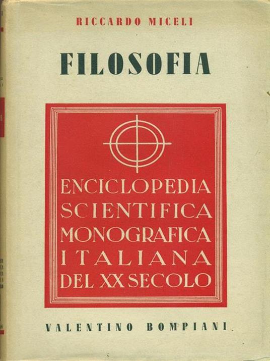 Filosofia - Riccardo Miceli - copertina