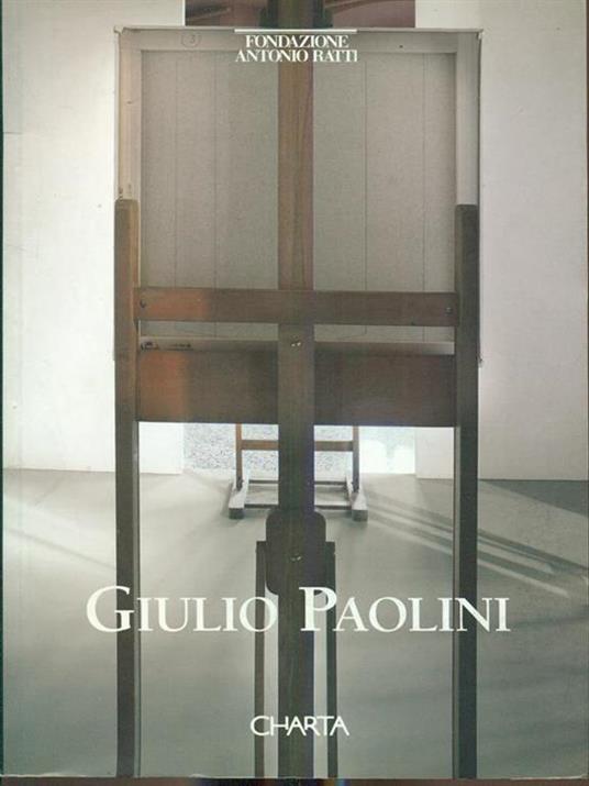 Giulio Paolini. Ediz. italiana e inglese - copertina