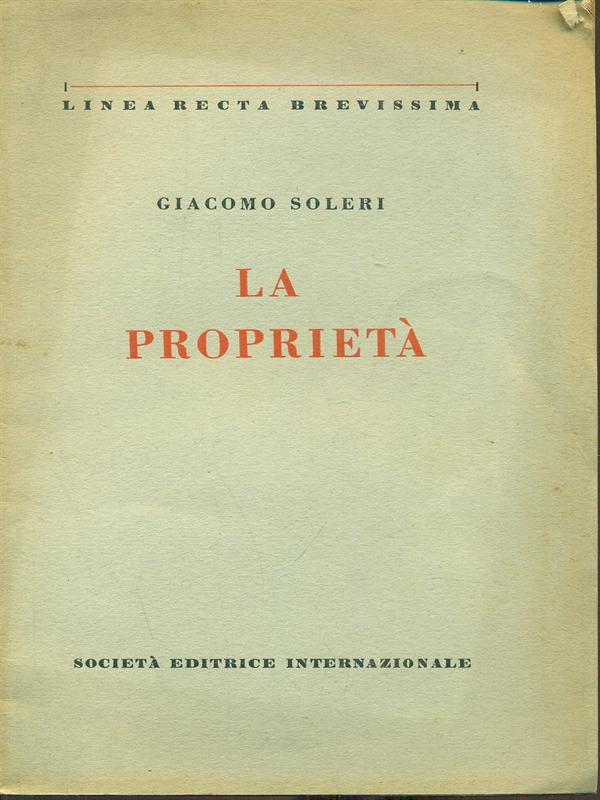 La proprieta