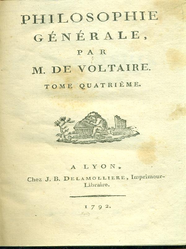 Philosophie generale Tome IV