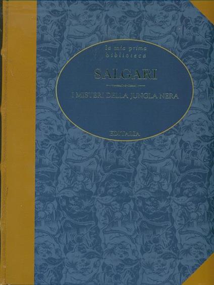 I misteri della jungla nera - Emilio Salgari - copertina