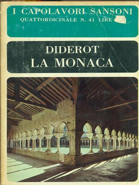 La monaca - Denis Diderot - copertina