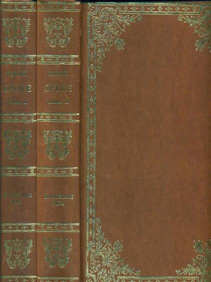 Opere - 2 volumi - Giuseppe Parini - copertina
