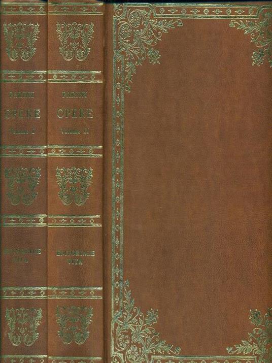 Opere - 2 volumi - Giuseppe Parini - copertina