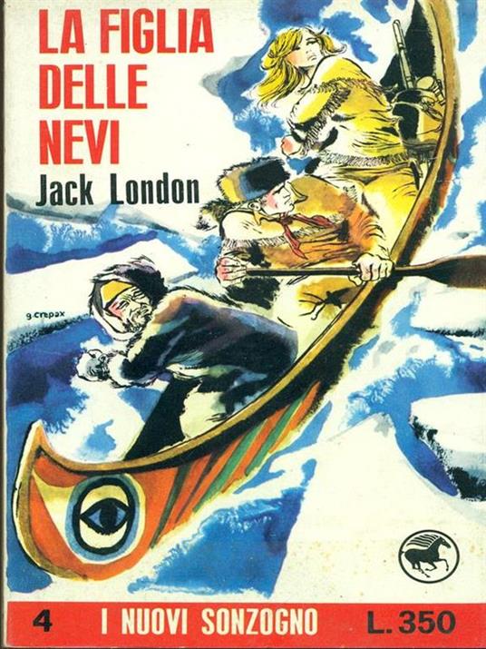 La figlia delle nevi - Jack London - copertina