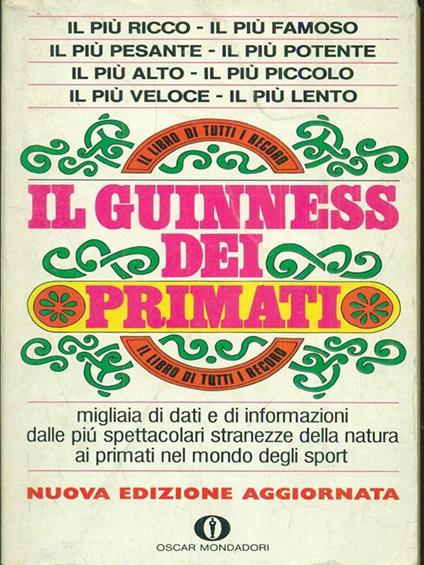 Il Guinness dei primati - copertina