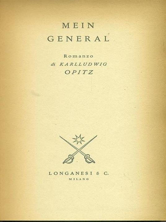 Mein General - Karlludwig Opitz - copertina