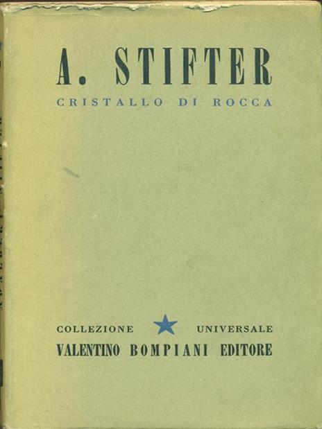 Cristallo di rocca - Adalbert Stifter - copertina