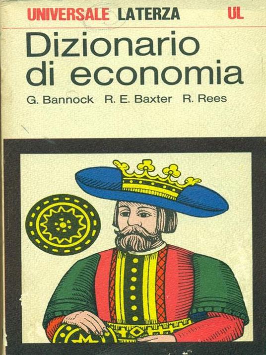 Dizionario di economia - copertina