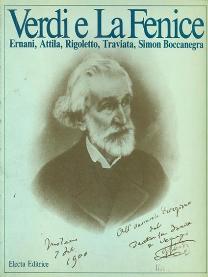 Verdi e La Fenice - copertina