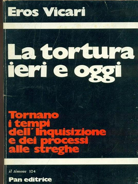 La tortura ieri e oggi - copertina