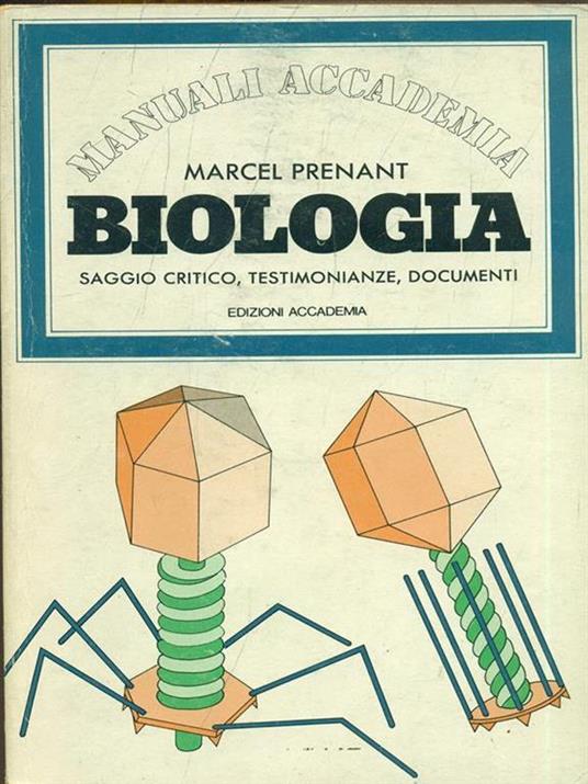 Biologia - Marcel Prenant - copertina