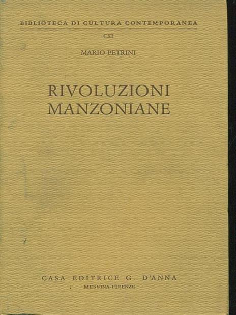 Rivoluzioni manzoniane - Mario Petrini - 6