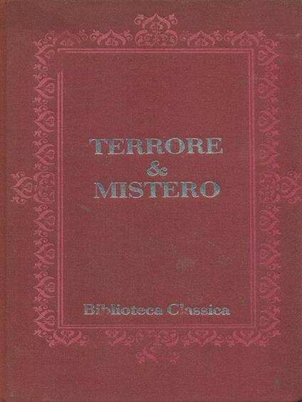 Terrore & mistero - Roberto Sanesi - copertina