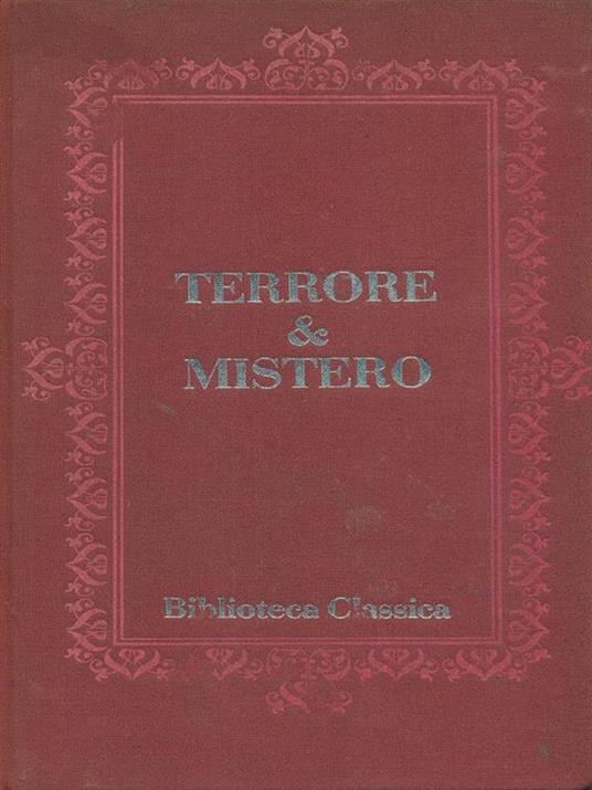 Terrore & mistero - Roberto Sanesi - copertina