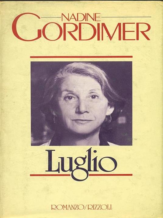 Luglio - Nadine Gordimer - copertina