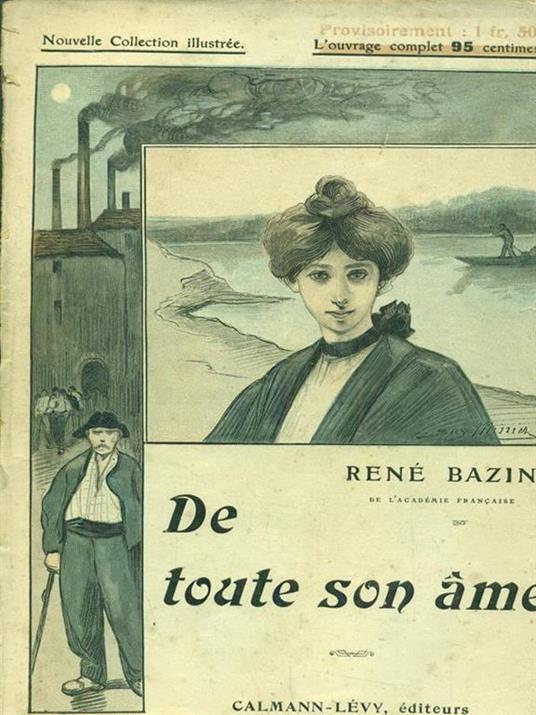 De toute son ame - René Bazin - copertina
