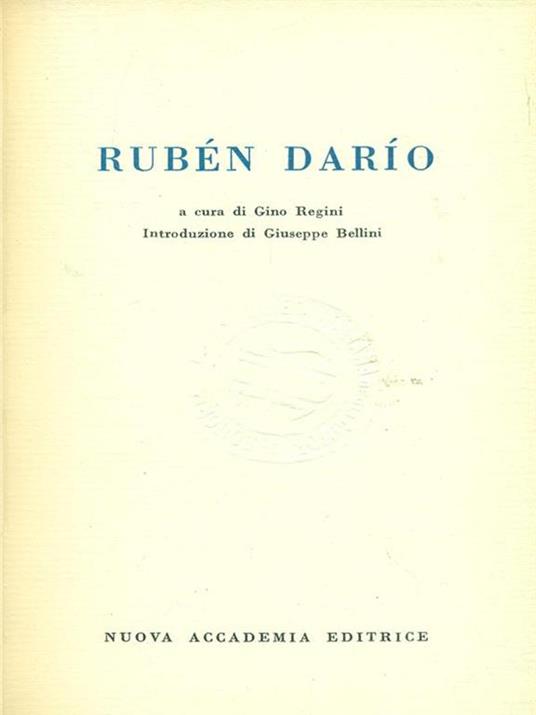 Ruben Dario - copertina