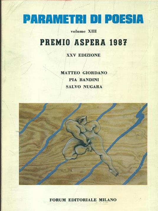 Parametri di poesia Vol. XIII - Matteo Giordano - copertina
