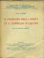 Il problema della verità in S. Tommaso D'Aquino