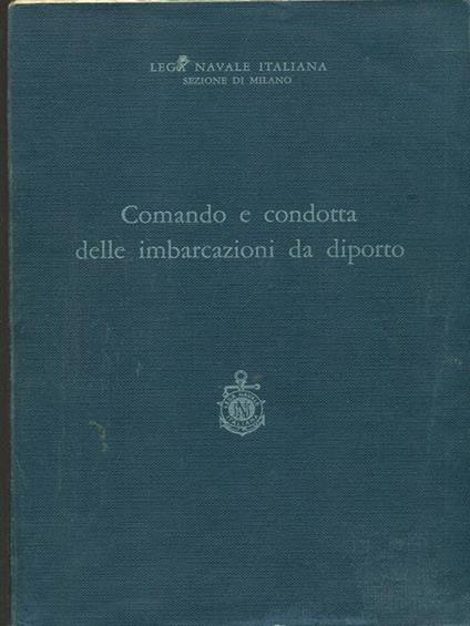 Comando e condotta delle imbarcazioni da diporto - copertina