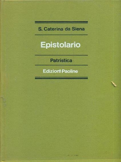 Epistolario - Caterina da Siena (santa) - copertina