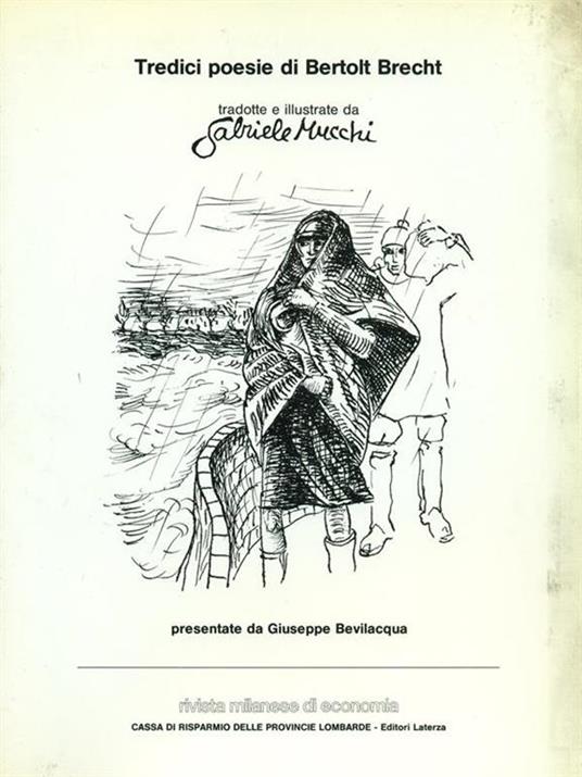 Tredici poesie di Bertold Brecht - copertina