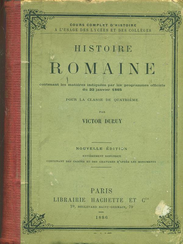 Histoire Romaine