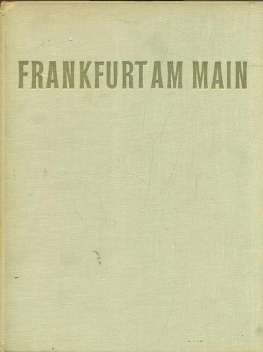 Frankfurt am main - copertina