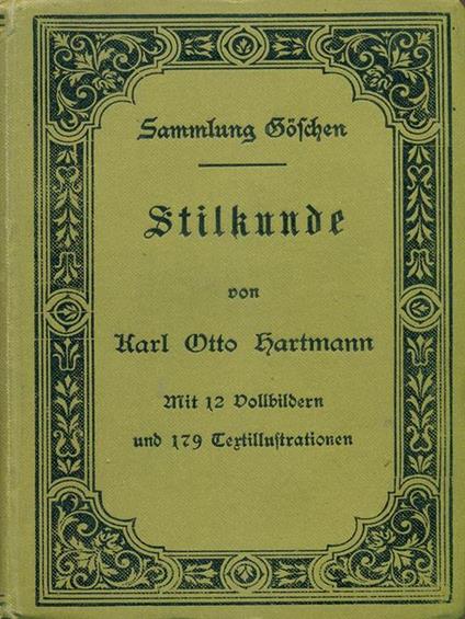 Stilkunde - copertina