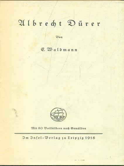 Ulbrecht Durer - copertina
