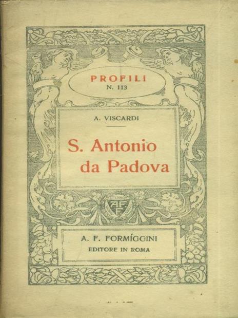 S. Antonio da Padova - Antonio Viscardi - copertina